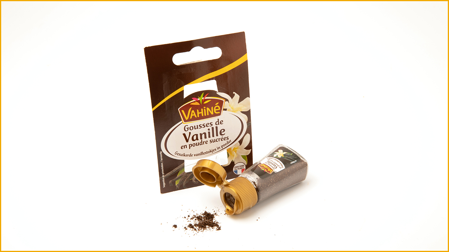 Gousses de Vanille en poudre sucrées, Vahiné (8 g)  La Belle Vie : Courses  en Ligne - Livraison à Domicile