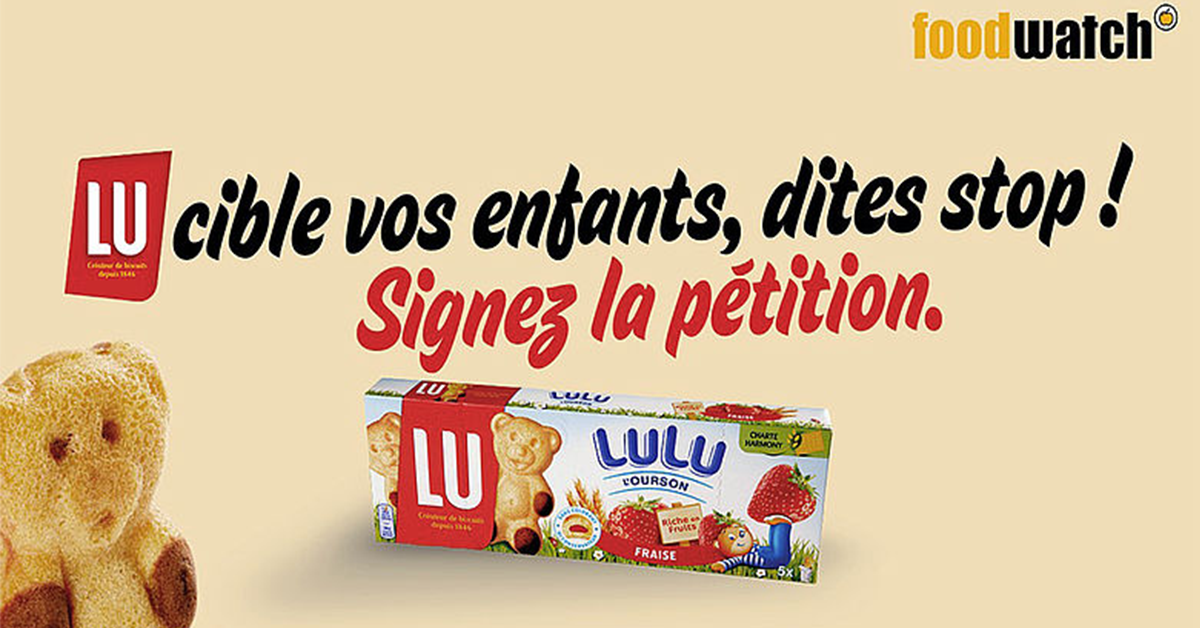 Lu Createur De Pub Ciblant Les Enfants Depuis Trop Longtemps Foodwatch Fr
