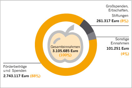 Diagramm Einnahmen 2016