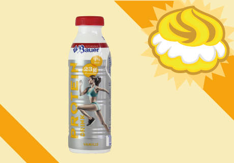 Bauer Protein Drink Vanille: Kandidat für den Goldenen Windbeutel