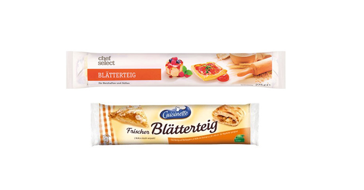 Aldi und Lidl rufen Blätterteig zurück FW DE