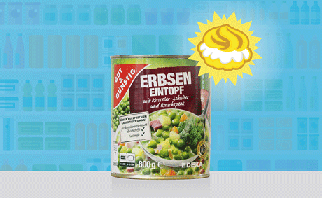 Edeka (Gut & Günstig): Erbseneintopf