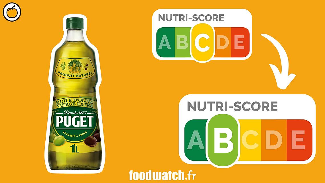 huile puget nutriscore