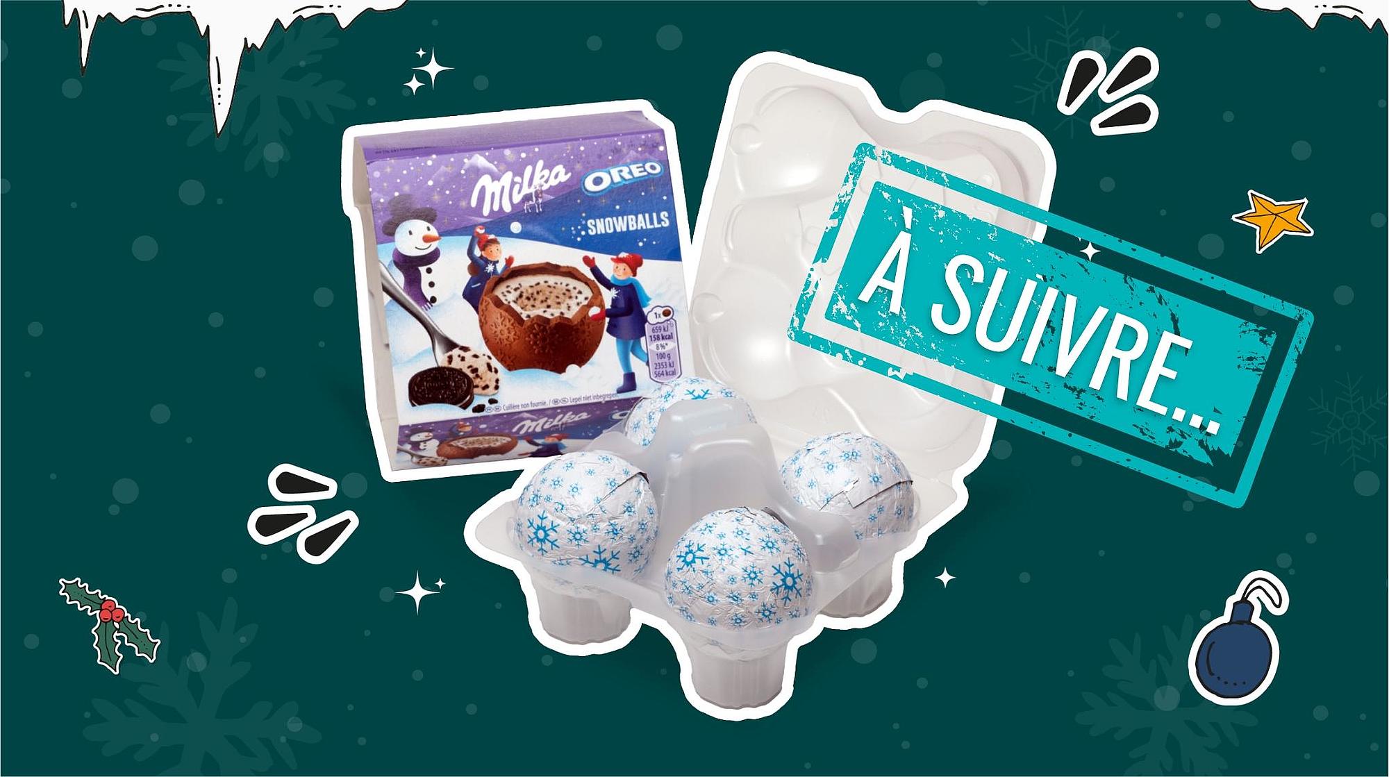 Milka et Oreo « snowballs » : un duo de chocolat… et de plastique