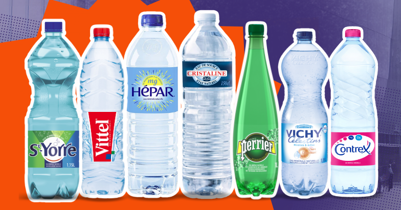 Acqua in bottiglia Crystalline, Perrier, Contrex, Vittel, ecc.  È tempo di responsabilità!