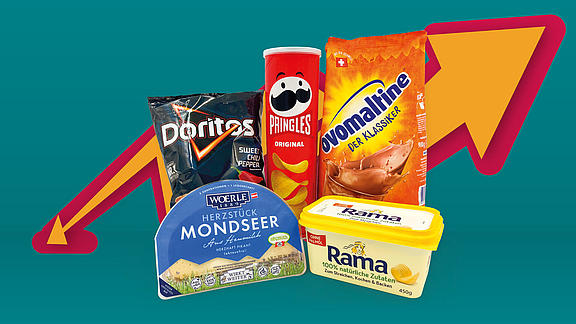 Shrinkflation Produkte: Ovomaltine, Rama, Pringles