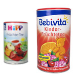 Früchtetee von Bebivita, der Tochterfirma von Hipp 