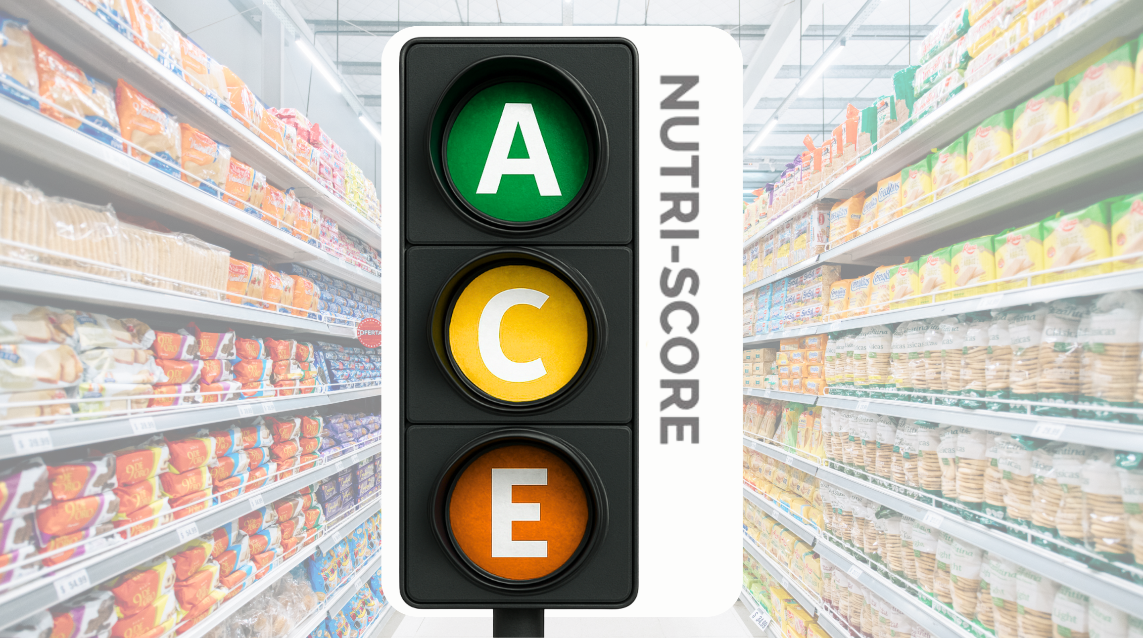Nutri-Score Ampel im Supermarkt